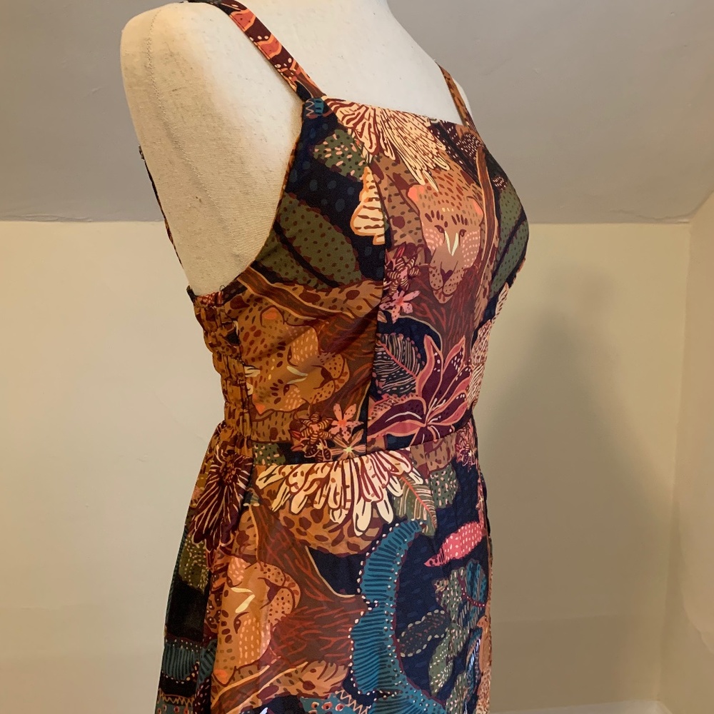 New Animal Print Dress Mini M